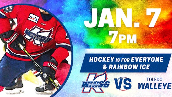 KALAMAZOO TO HOST HOCKEY'S FIRST "RAINBOW ICE GAME"