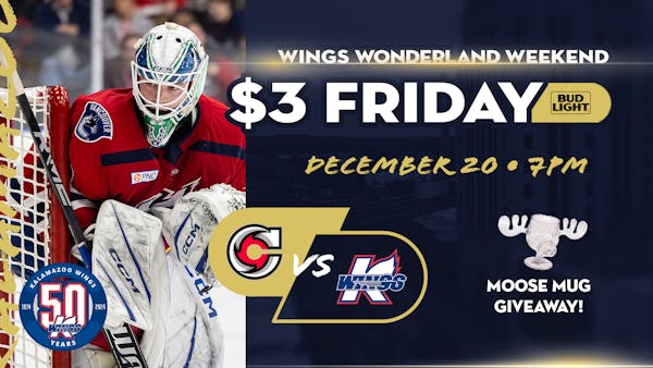 Wings Wonderland Weekend: $3 Friday