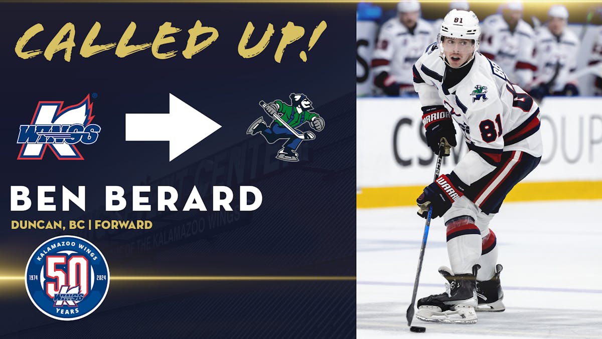 ABBOTSFORD (AHL) RECALLS FORWARD BEN BERARD