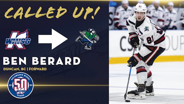 ABBOTSFORD (AHL) RECALLS FORWARD BEN BERARD