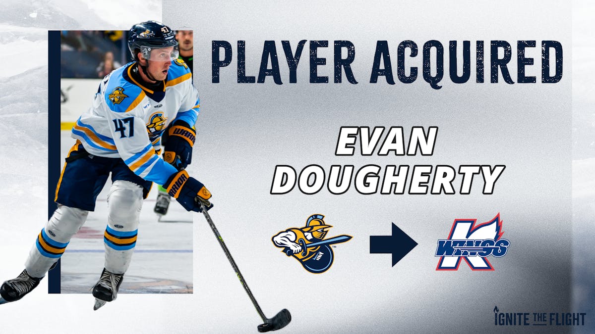 KALAMAZOO ACQUIRES HOMETOWN ROOKIE IN DOUGHERTY, CALISTI RECALLED FROM LOAN