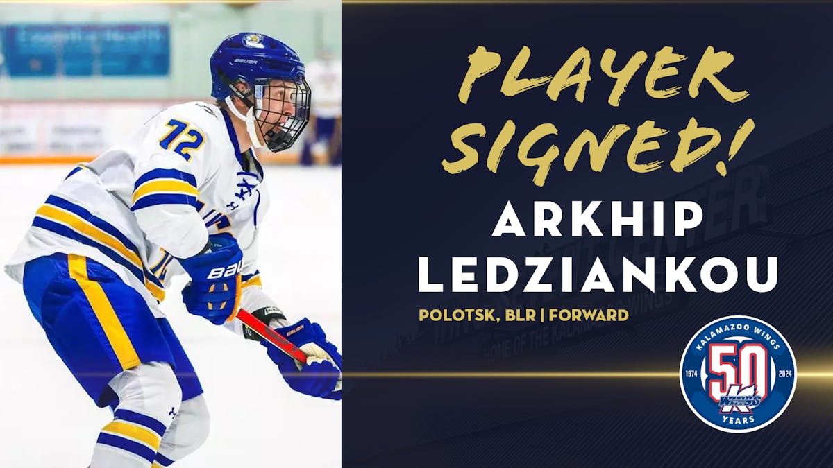 K-WINGS SIGN ROOKIE FORWARD ARKHIP LEDZIANKOU (LEDENKOV)