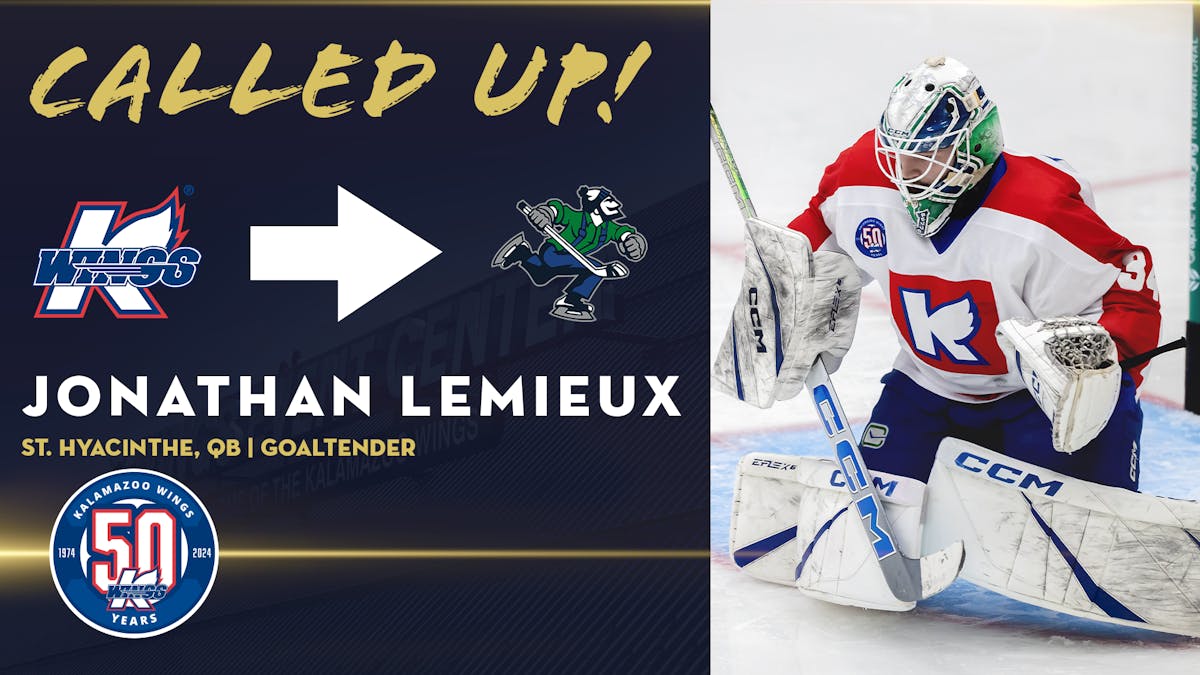 ABBOTSFORD (AHL) RECALLS GOALTENDER JONATHAN LEMIEUX FROM LOAN