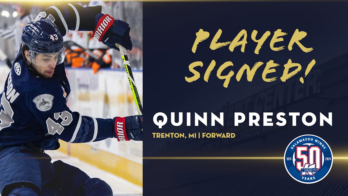 K-WINGS SIGN FORWARD QUINN PRESTON