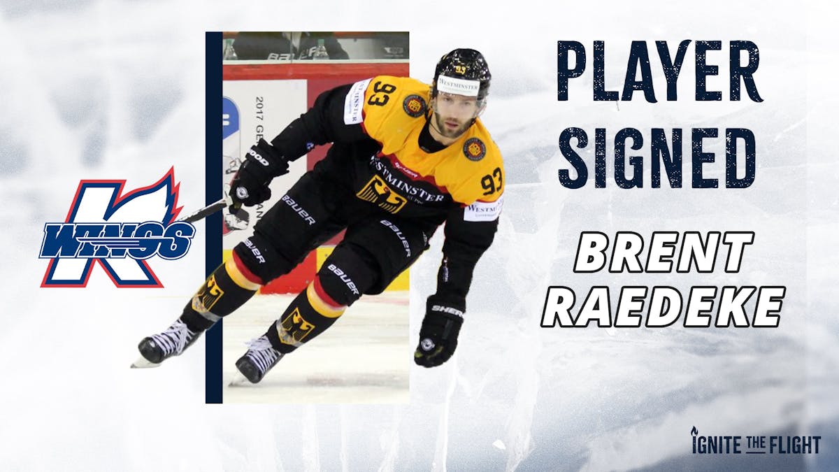 K-WINGS ADD FORWARD BRENT RAEDEKE &amp; GOALTENDER TREVOR BABIN