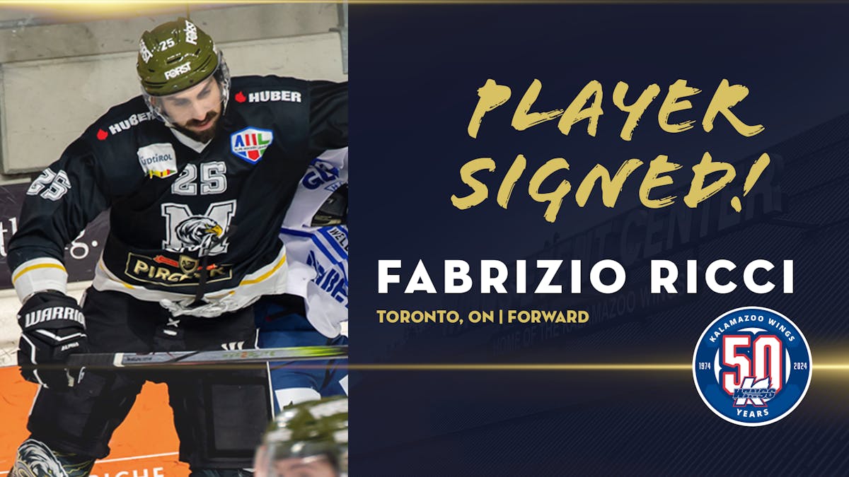 K-WINGS SIGN FORWARD FABRIZIO RICCI
