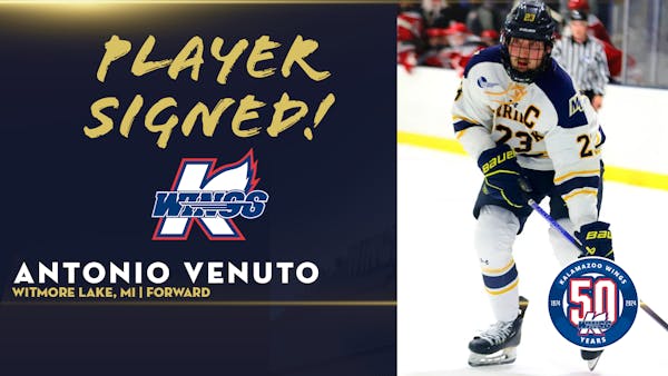 K-WINGS SIGN ROOKIE FORWARD ANTONIO VENUTO