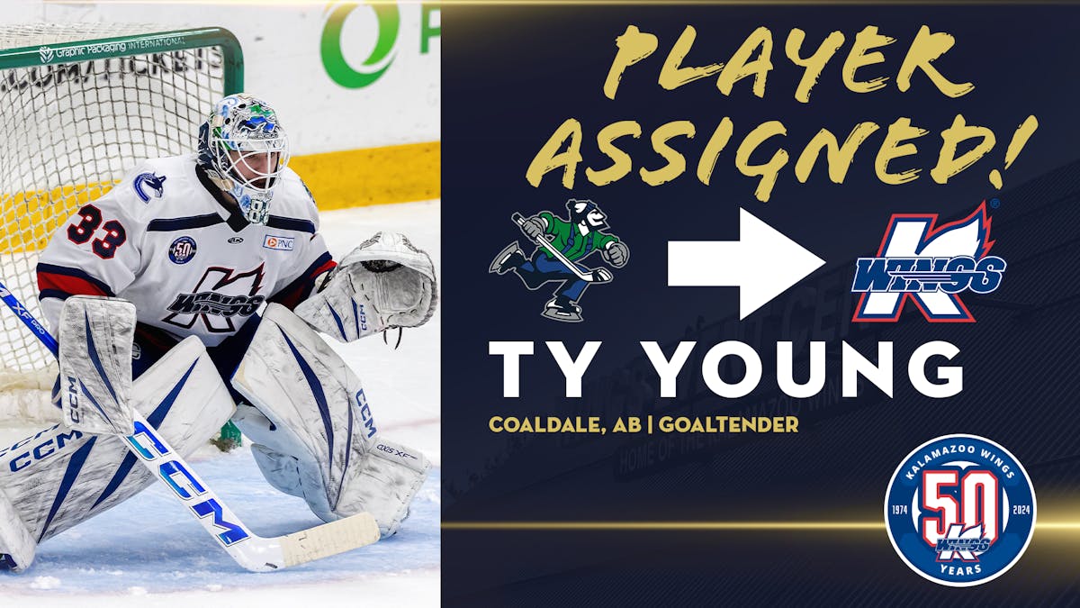 TY YOUNG ASSIGNED TO KALAMAZOO BY CANUCKS (NHL)