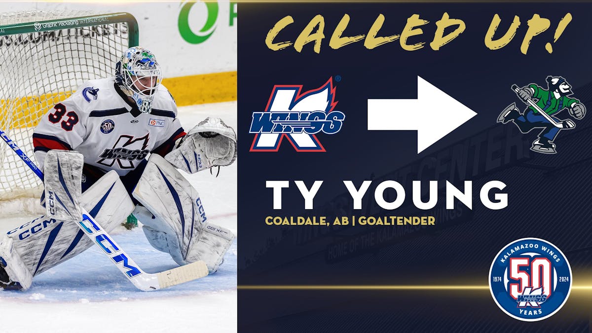 TY YOUNG RECALLED FROM LOAN BY CANUCKS (NHL)