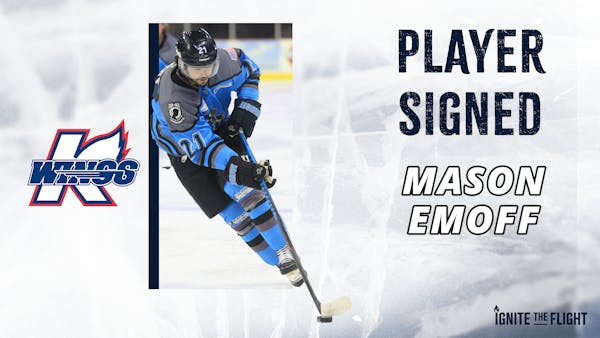 K-WINGS ADD ROOKIE FORWARD MASON EMOFF