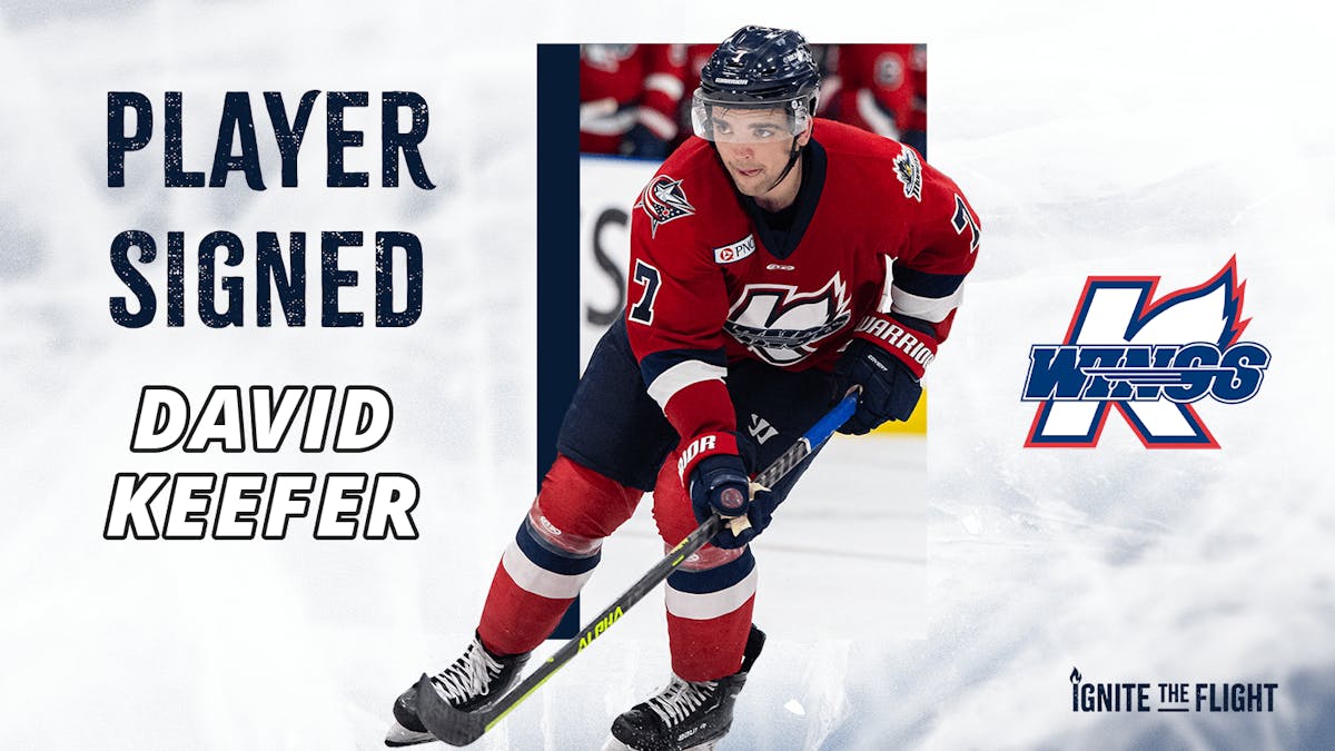 K-WINGS SIGN ROOKIE FORWARD DAVID KEEFER