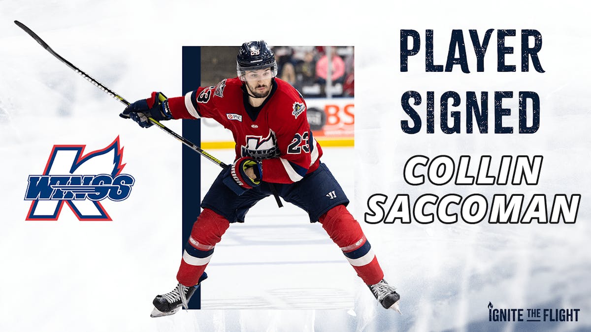 K-WINGS RE-SIGN DEFENSEMAN COLLIN SACCOMAN