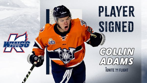 K-WINGS INK DEFENSEMAN CHAZ REDDEKOPP