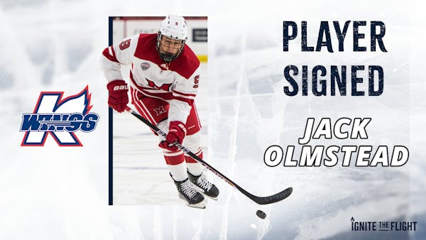 K-WINGS ADD ROOKIE FORWARD JACK OLMSTEAD