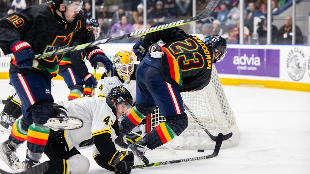 K-WINGS FALL IN DEFENSIVE STRUGGLE TO IOWA 2-1