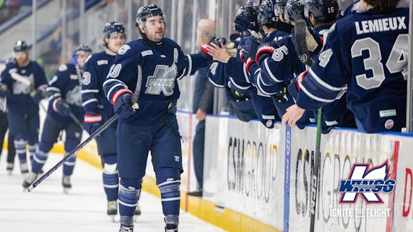 K-WINGS’ ERIK BRADFORD NAMED WARRIOR HOCKEY ECHL PLAYER OF THE MONTH