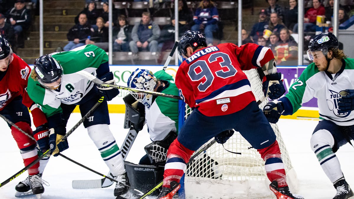 K-WINGS FIRE AWAY, BUT FALL TO OILERS FRIDAY