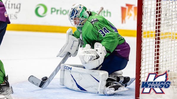 K-WINGS’ LEMIEUX ECHL/WARRIOR HOCKEY GOALTENDER OF THE WEEK