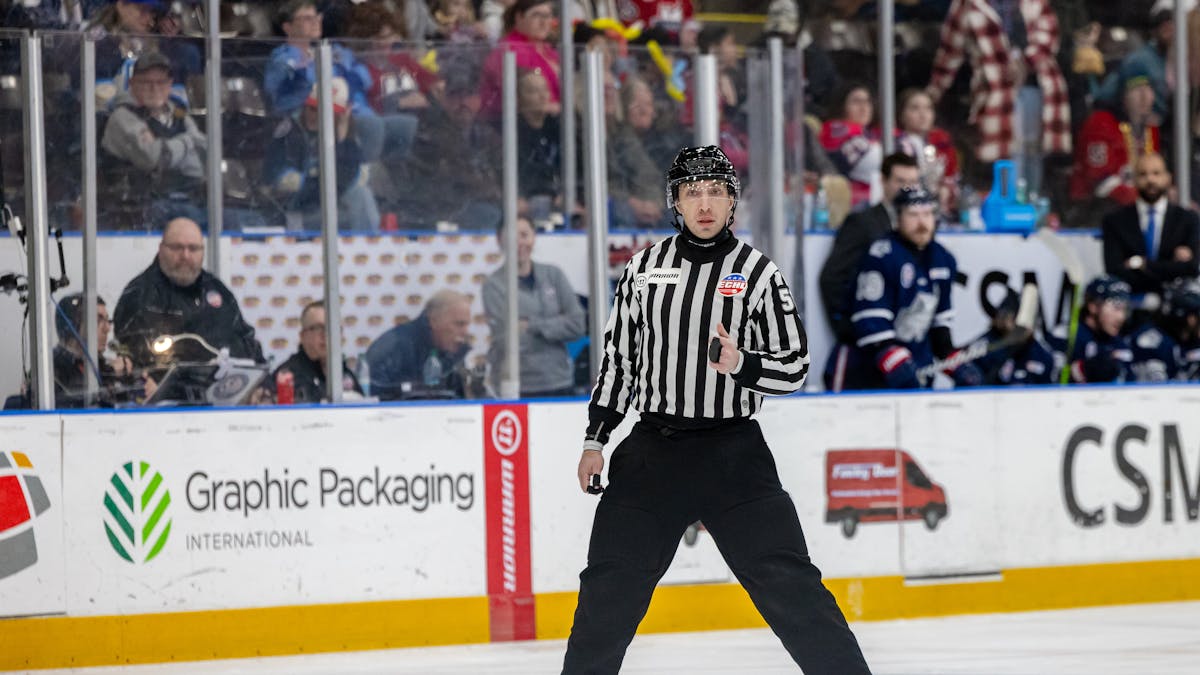 TRADING HIS STICK FOR A WHISTLE: K-WINGS LEGEND KYLE BUSHEE ON OFFICIATING