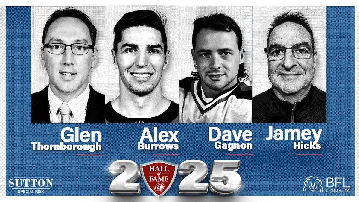 2025 ECHL HALL OF FAME CLASS IS BURROWS, GAGNON, HICKS AND THORNBOROUGH