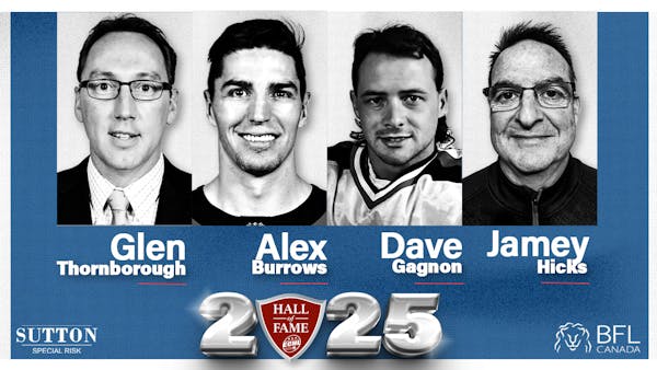 2025 ECHL HALL OF FAME CLASS IS BURROWS, GAGNON, HICKS AND THORNBOROUGH