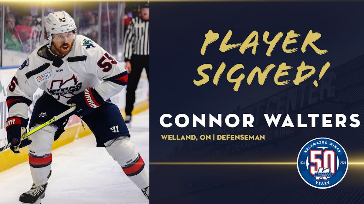 K-WINGS RE-SIGN DEFENSEMAN CONNOR WALTERS