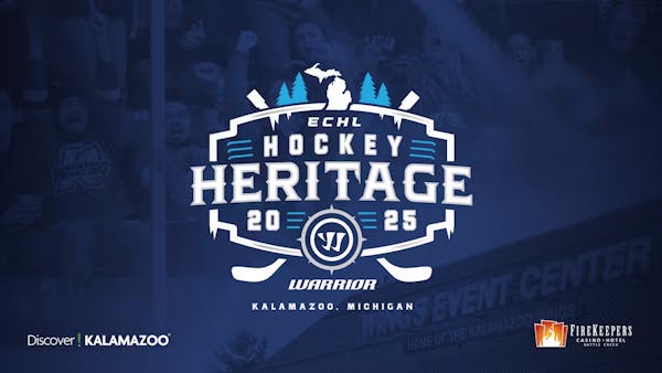 KALAMAZOO SET TO HOST 2025 WARRIOR/ECHL HOCKEY HERITAGE WEEKEND