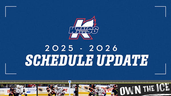 K-WINGS ANNOUNCE 2025-26 SCHEDULE CHANGE WITH CYCLONES IN FEBRUARY