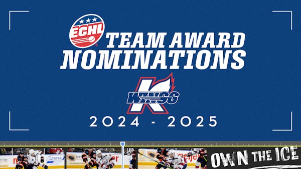 K-WINGS GARNER SIX 2024-25 ECHL TEAM AWARD NOMINATIONS