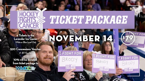 Hockey Fights Cancer Ticket Package