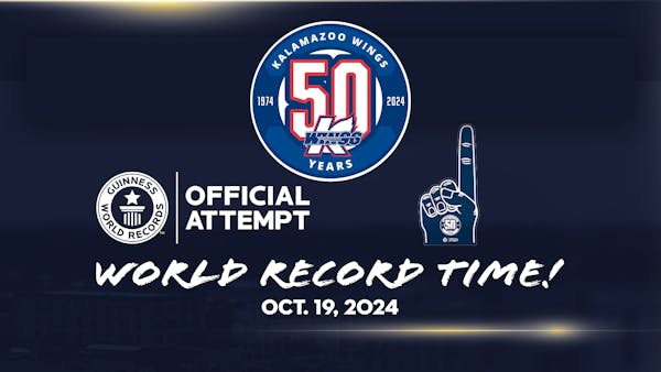 K-WINGS TO ATTEMPT 2ND GUINNESS WORLD RECORD &amp; SET TO WELCOME STANLEY CUP