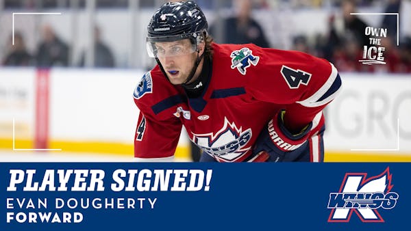 K-WINGS RE-SIGN FORWARD EVAN DOUGHERTY, ADD FORWARD GEHRETT SARGIS ON PTO
