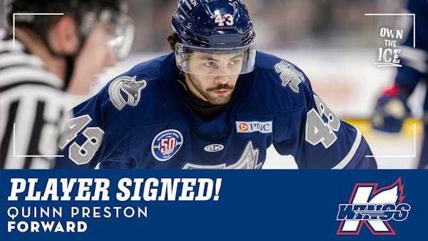K-WINGS LOCK IN FORWARD QUINN PRESTON FOR 2025-26