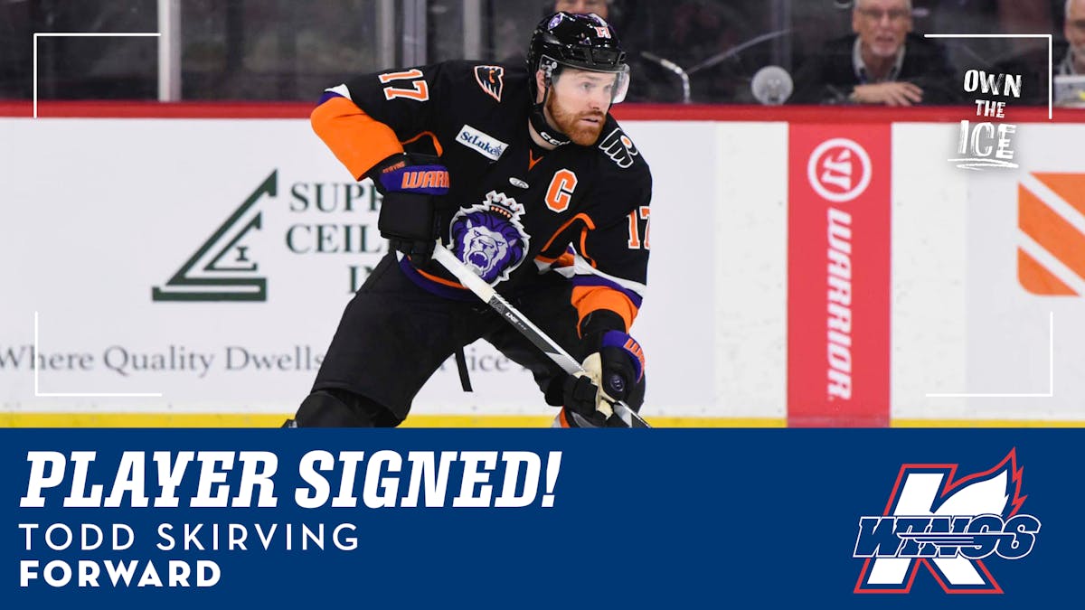 K-WINGS LAND SAVY VETERAN FORWARD TODD SKIRVING