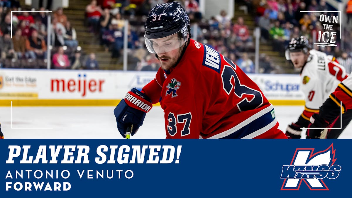 K-WINGS INK PAIR OF MICHIGAN NATIVES, ADD ROOKIES VENUTO &amp; BORGIEL (PTO)