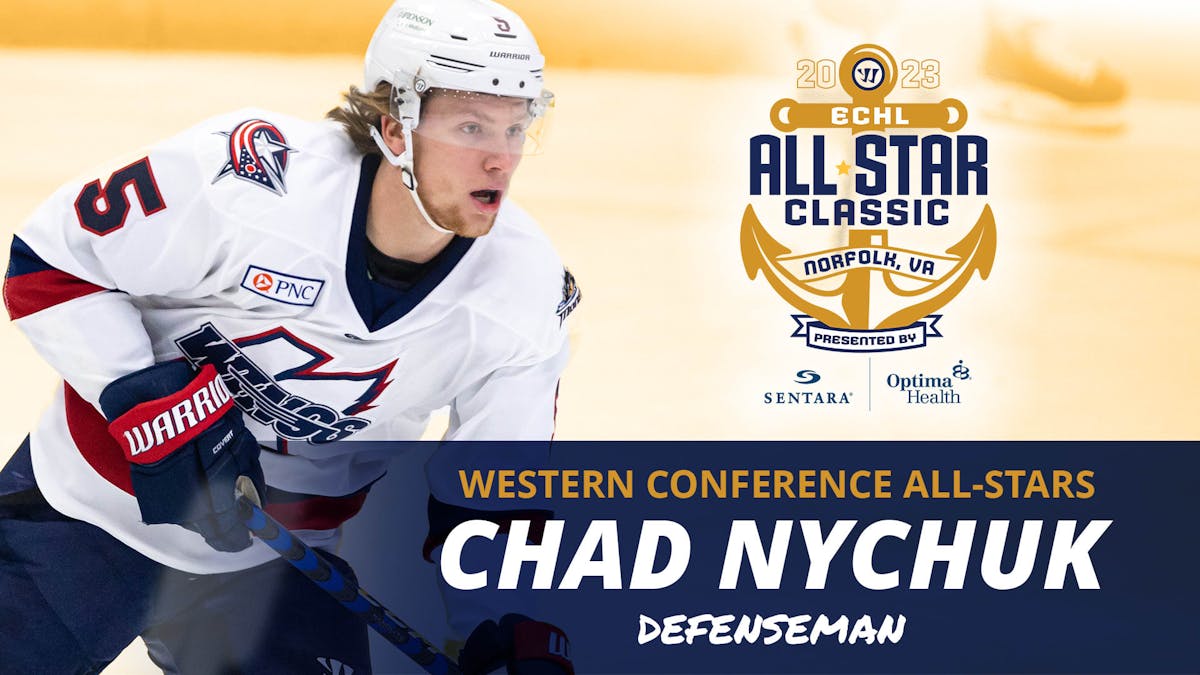 K-WINGS' NYCHUK SELECTED TO 2023 WARRIOR/ECHL ALL-STAR CLASSIC