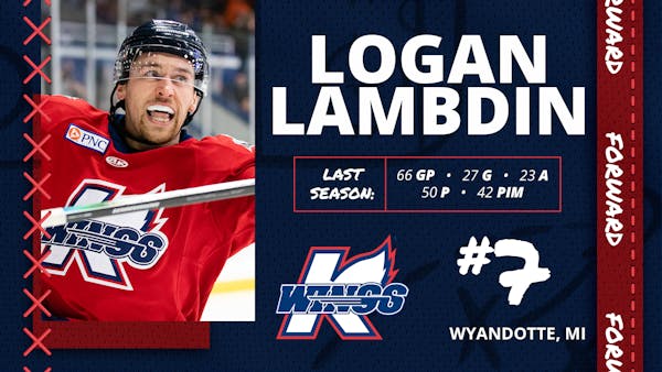 K-WINGS RE-SIGN FORWARD LOGAN LAMBDIN