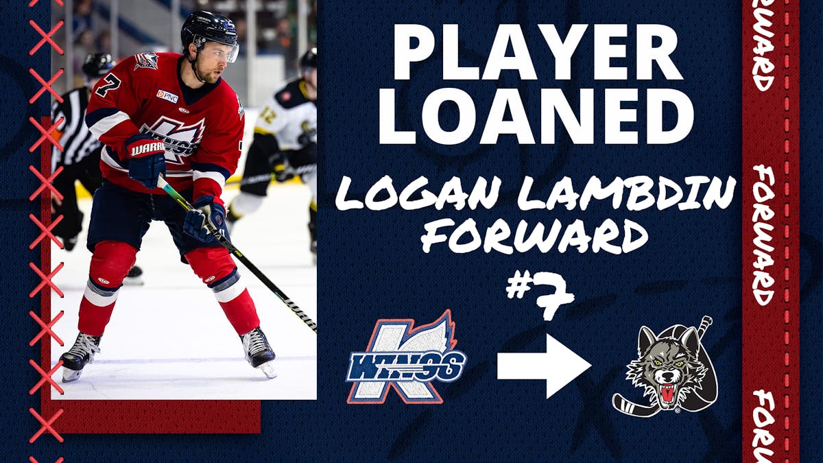 K-WINGS LOAN FORWARD LOGAN LAMBDIN TO CHICAGO WOLVES (AHL)