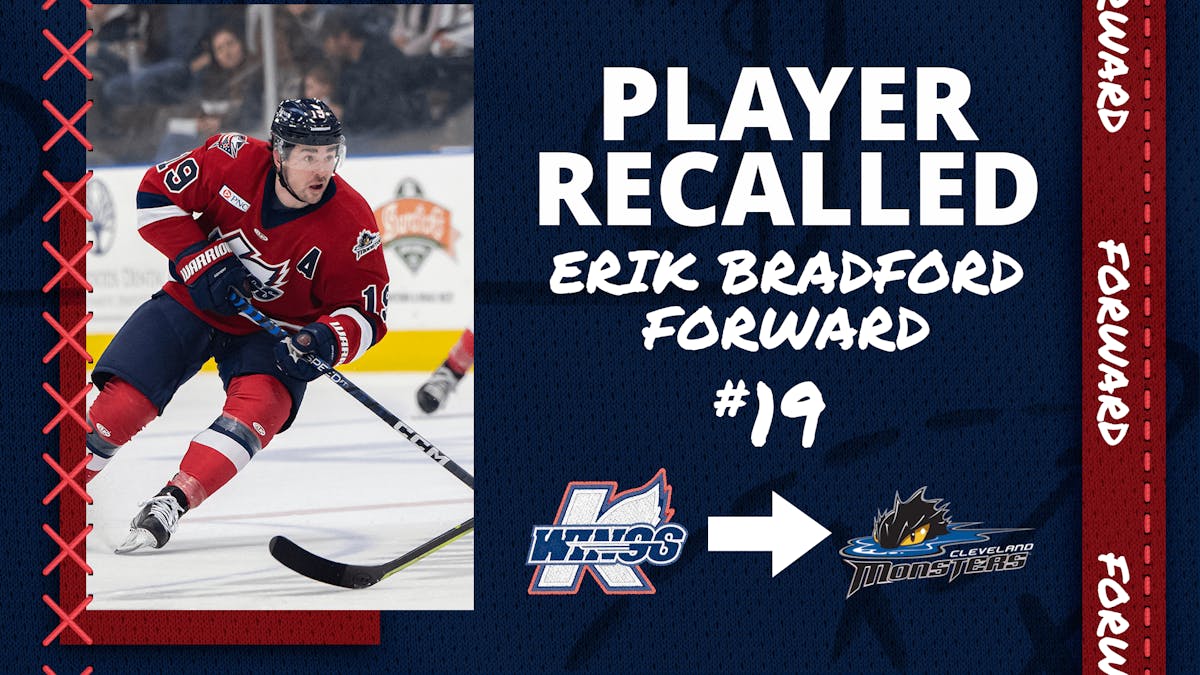 CLEVELAND (AHL) RECALLS THE LOAN OF FORWARD ERIK BRADFORD