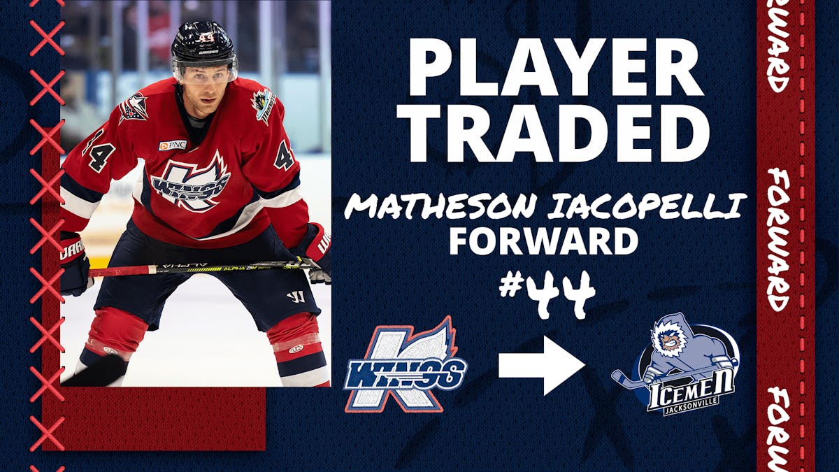 K-WINGS TRADE FORWARD MATHESON IACOPELLI TO ICEMEN
