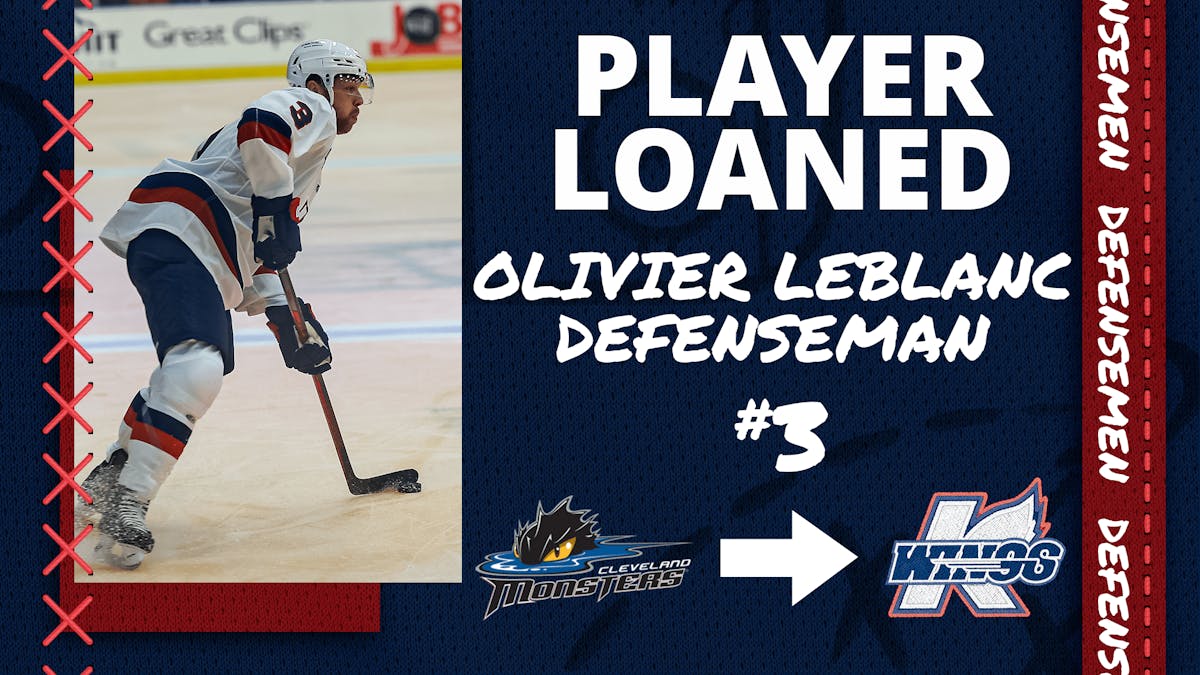 DEFENSEMAN OLIVIER LeBLANC RECALLED BY CLEVELAND (AHL)
