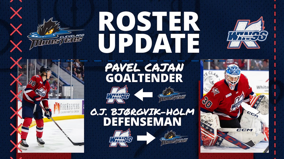 K-WINGS &amp; MONSTERS (AHL) SWAP BJØRGVIK-HOLM FOR CAJAN