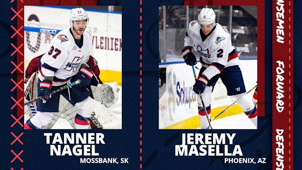 K-WINGS RE-SIGN DEFENSEMAN JEREMEY MASELLA &amp; FORWARD TANNER NAGEL