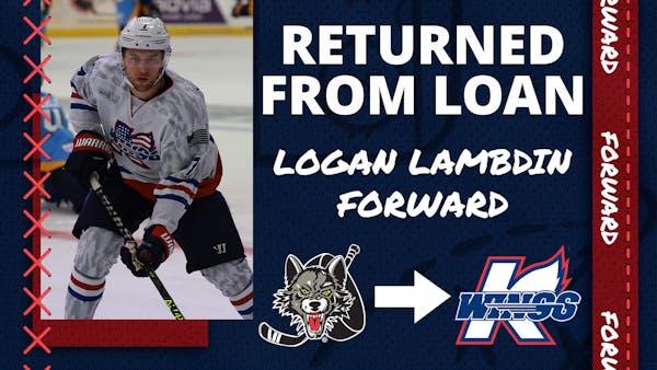 K-WINGS FORWARD LOGAN LAMBDIN RETURNS FROM LOAN
