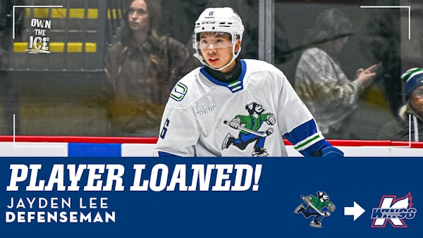 CANUCKS (AHL) ASSIGN DEFENSEMAN JAYDEN LEE TO THE K-WINGS