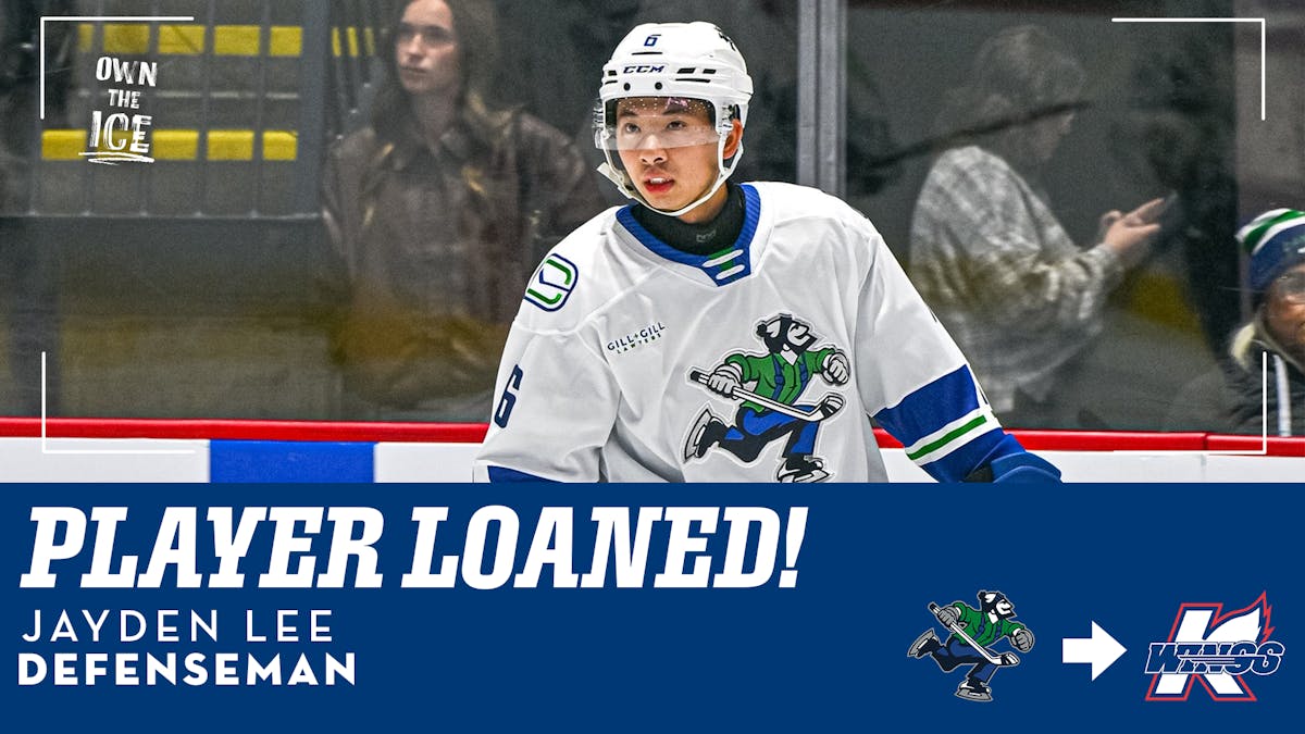 CANUCKS (AHL) ASSIGN DEFENSEMAN JAYDEN LEE TO THE K-WINGS