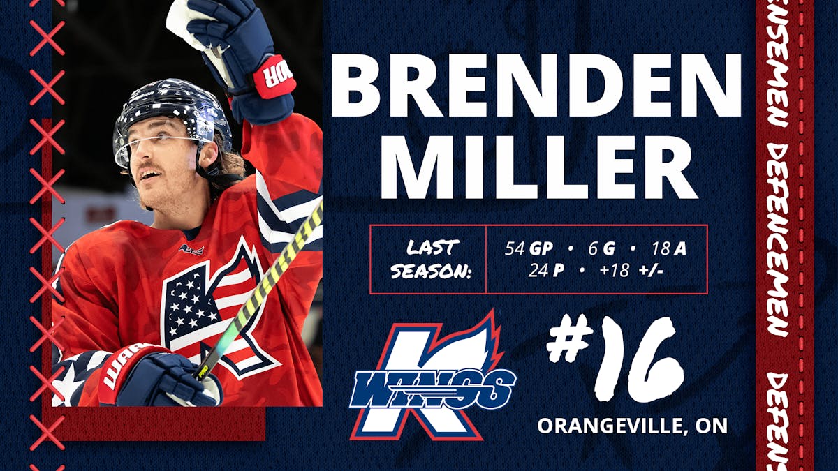 K-WINGS RE-SIGN ALL-STAR BRENDEN MILLER