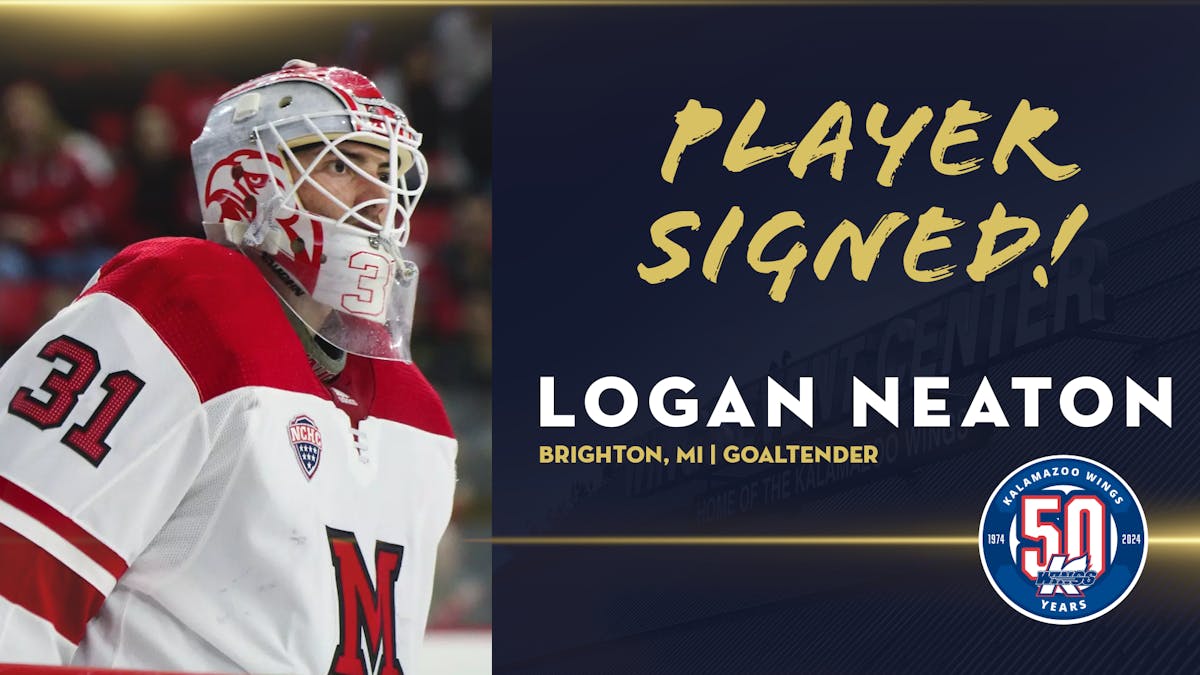 K-WINGS SIGN GOALTENDER LOGAN NEATON