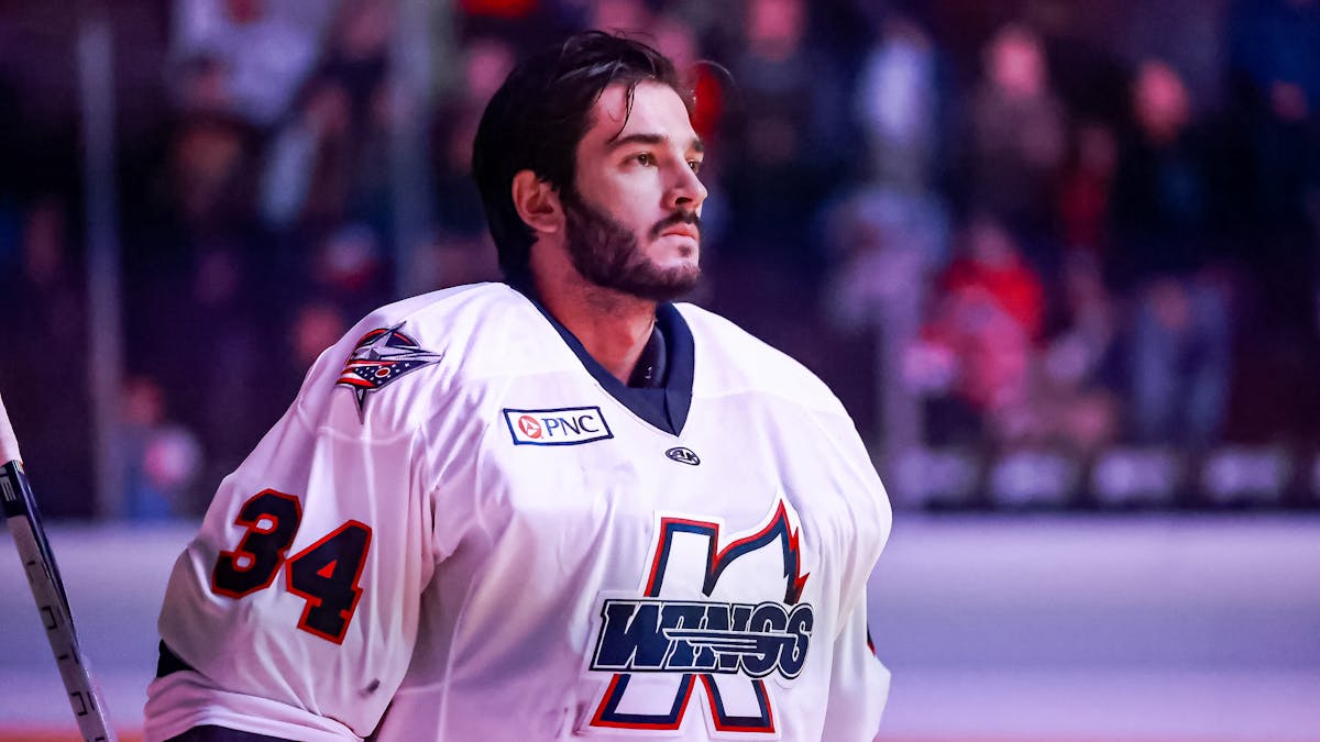 K-WINGS EVAN CORMIER NAMED WARRIOR HOCKEY ECHL GOALTENDER OF THE WEEK
