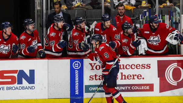 K-WINGS POUR IT ON WALLEYE BEHIND McCARTY HAT TRICK